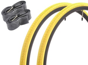 Zestaw opon rowerowych KENDA Kontender 28 cali / 700 x 26C + dętka FV
