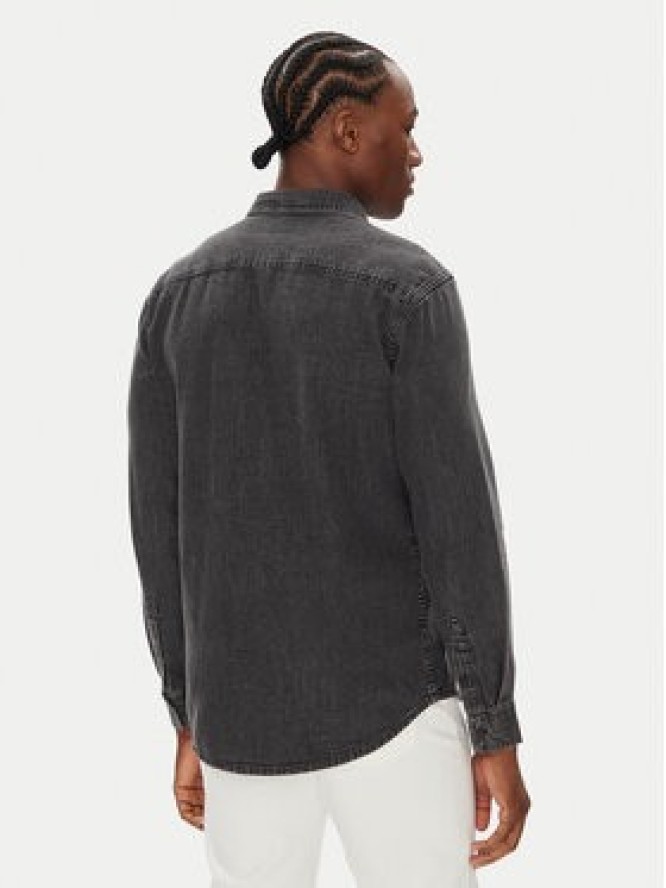 Calvin Klein Jeans Koszula jeansowa Classic LV040BM733 Szary Regular Fit