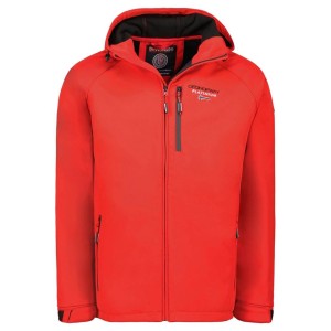 Kurtka softshell męska Geographical Norway TAKITO RED DB MEN 009, czerwona.
