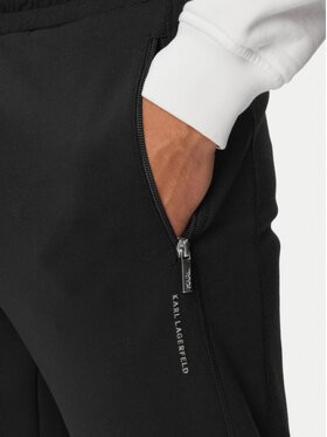 KARL LAGERFELD Spodnie dresowe 705007 563902 Czarny Regular Fit