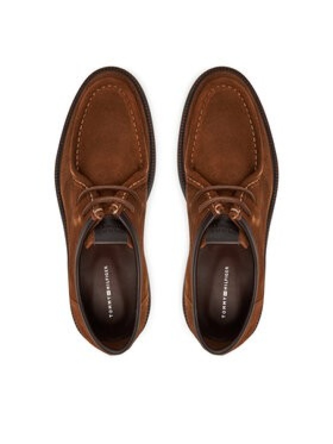 Tommy Hilfiger Półbuty Comfort Lwt Moc Toe FM0FM05589 Brązowy