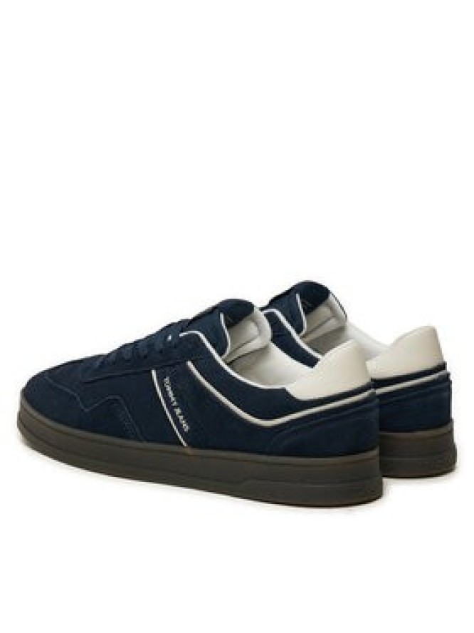 Tommy Jeans Sneakersy The Greenwich Suede EM0EM01516 Granatowy