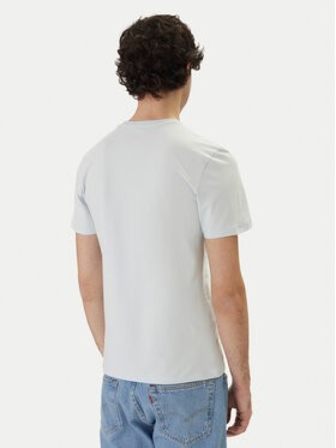 Guess T-Shirt M6GI10 K2991 Błękitny Slim Fit
