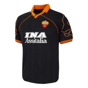 Koszulka piłkarska retro - Dorosły - AS Roma 1999/00 Trzecia - Czarny
