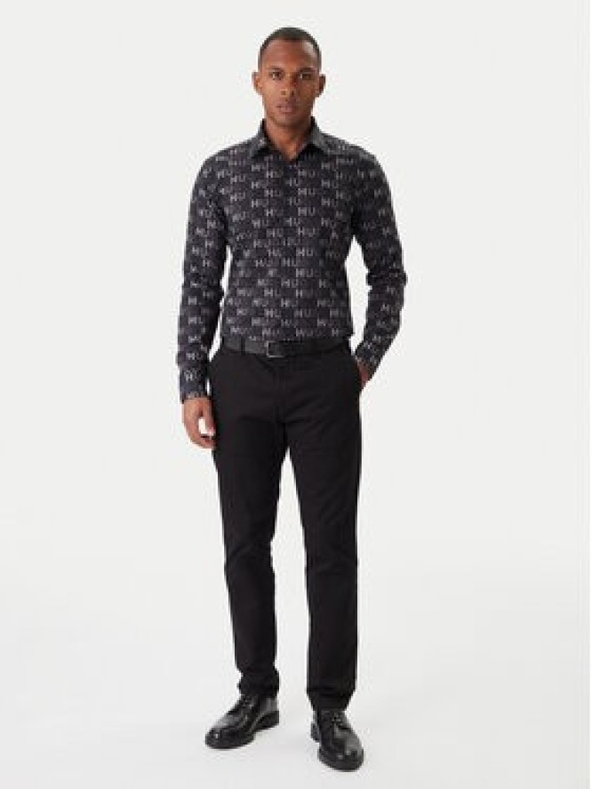 HUGO Koszula Ermo 50555775 Czarny Casual Fit