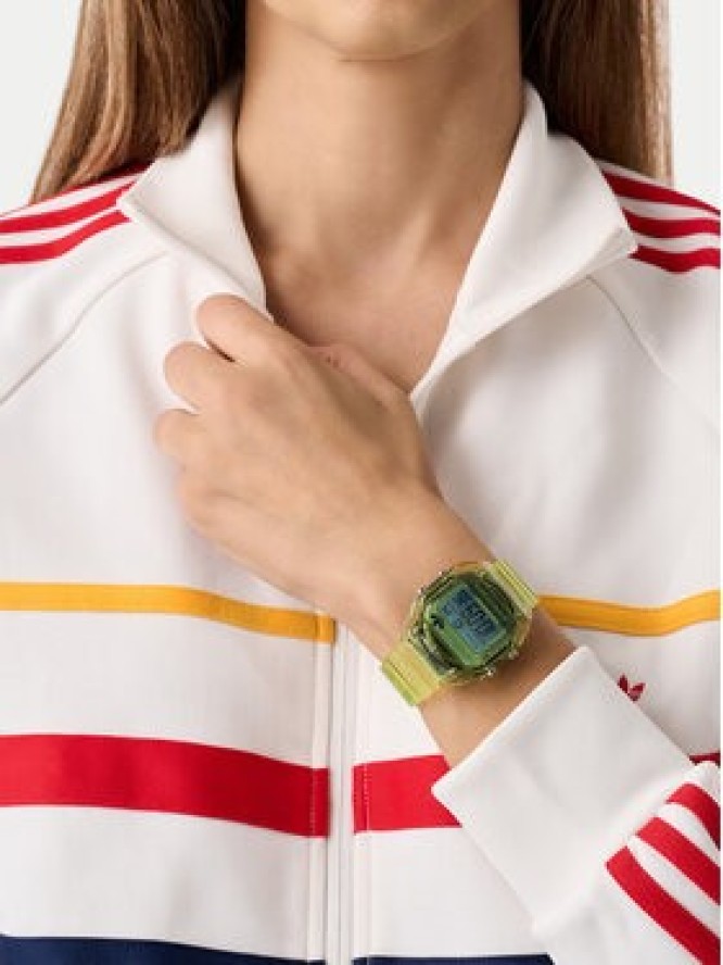 adidas Zegarek AO Street Digital Two Crystal AOST25538 Zielony