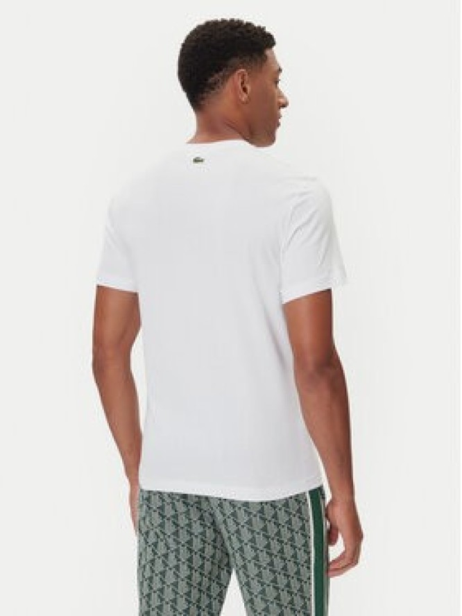 Lacoste T-Shirt TH5634 Biały Regular Fit