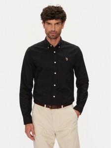 U.S. Polo Assn. Koszula MUP3247 Czarny Slim Fit