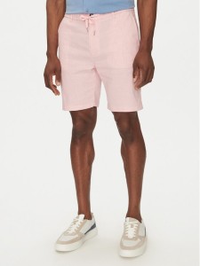 BOSS Szorty materiałowe 50536863 Różowy Tapered Fit