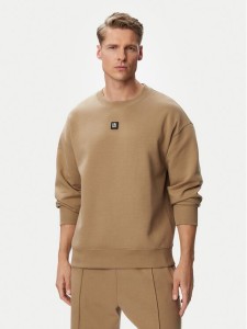 HUGO Bluza Dettil 50533689 Beżowy Relaxed Fit