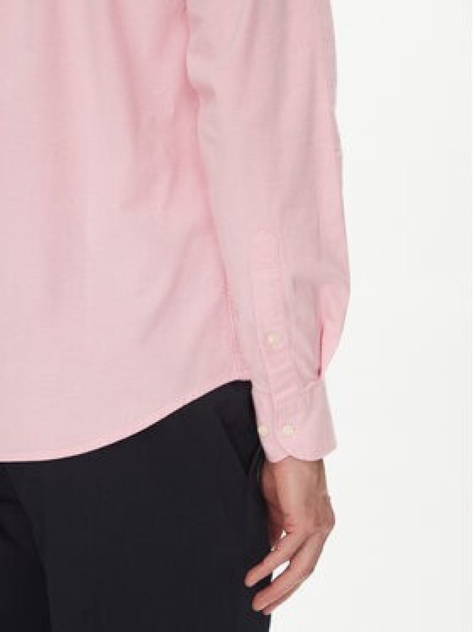 La Martina Koszula Anselmo MACG01 OX092 Różowy Regular Fit