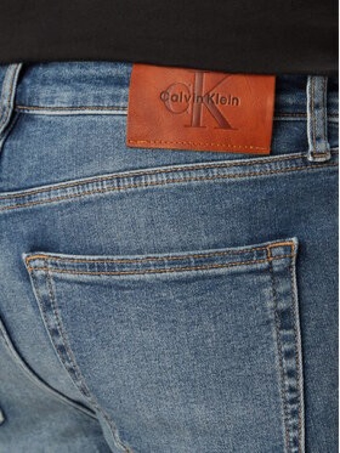 Calvin Klein Jeans Jeansy LV04RG793G Niebieski Skinny Fit