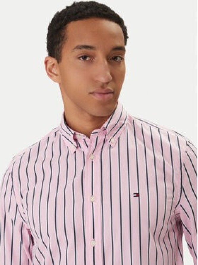 Tommy Hilfiger Koszula MW0MW42441 Różowy Regular Fit