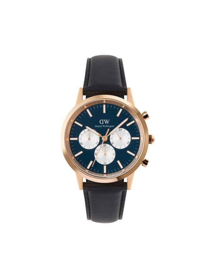 Daniel Wellington Zegarek Iconic Chronograph St Mawes Arctic Panda DW00100877 Czarny