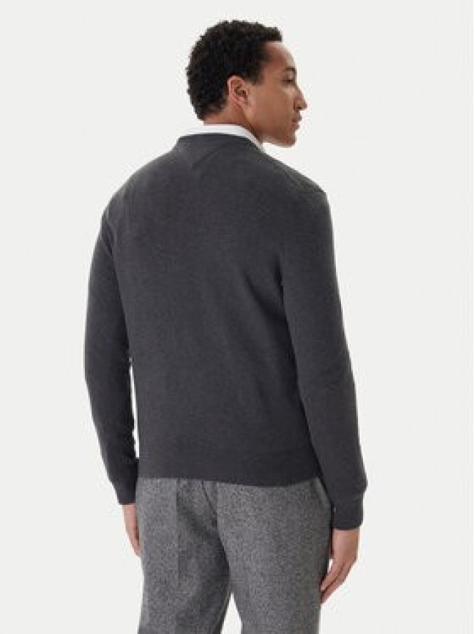 Tommy Hilfiger Sweter Essential MW0MW14745 Szary Regular Fit