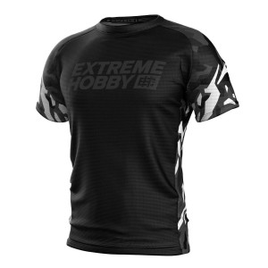 Koszulka Techniczna Sportowa Męska EXTREME HOBBY BLACK PANTHER