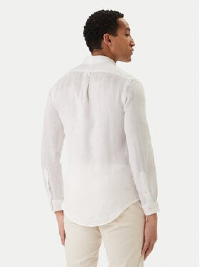 Polo Ralph Lauren Koszula 710968915505 Biały Slim Fit