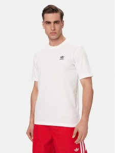adidas T-Shirt Trefoil Essentials JI8544 Biały Regular Fit