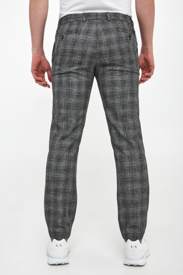 Spodnie męskie w kratkę Sake JOOP!