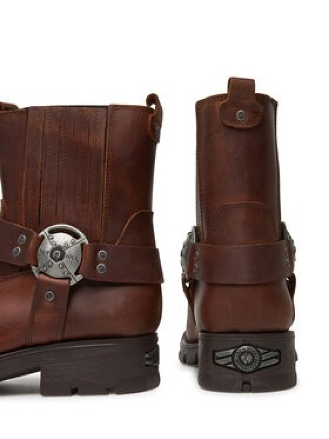 NEW ROCK Sztyblety M-7605-S20 Brązowy