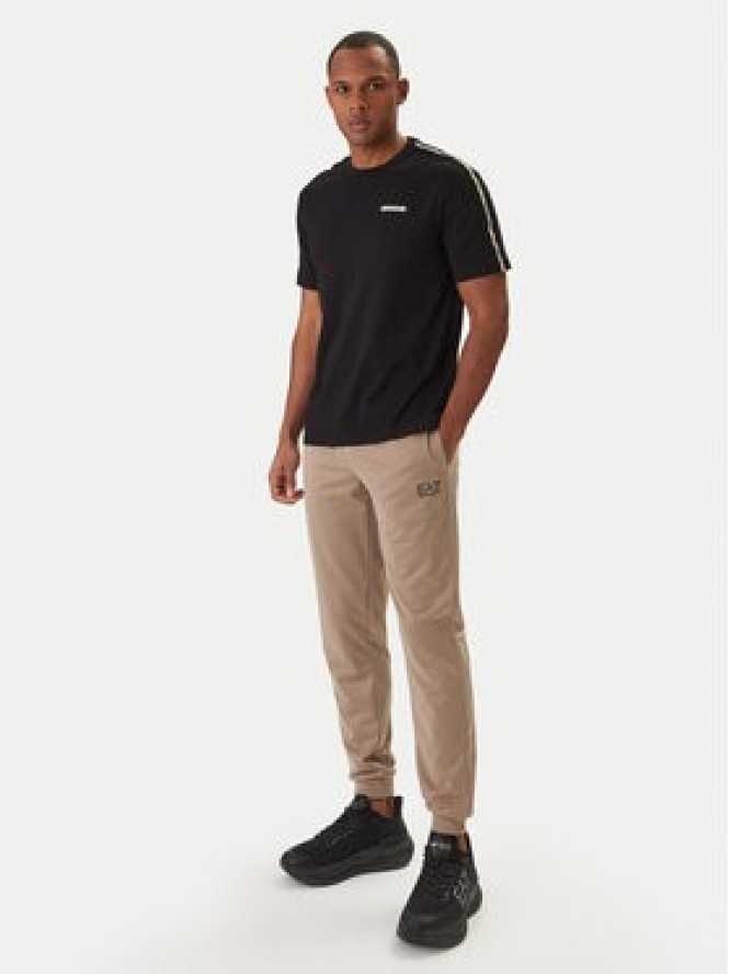 EA7 Emporio Armani T-Shirt 7M001476 AF10375 Czarny Regular Fit