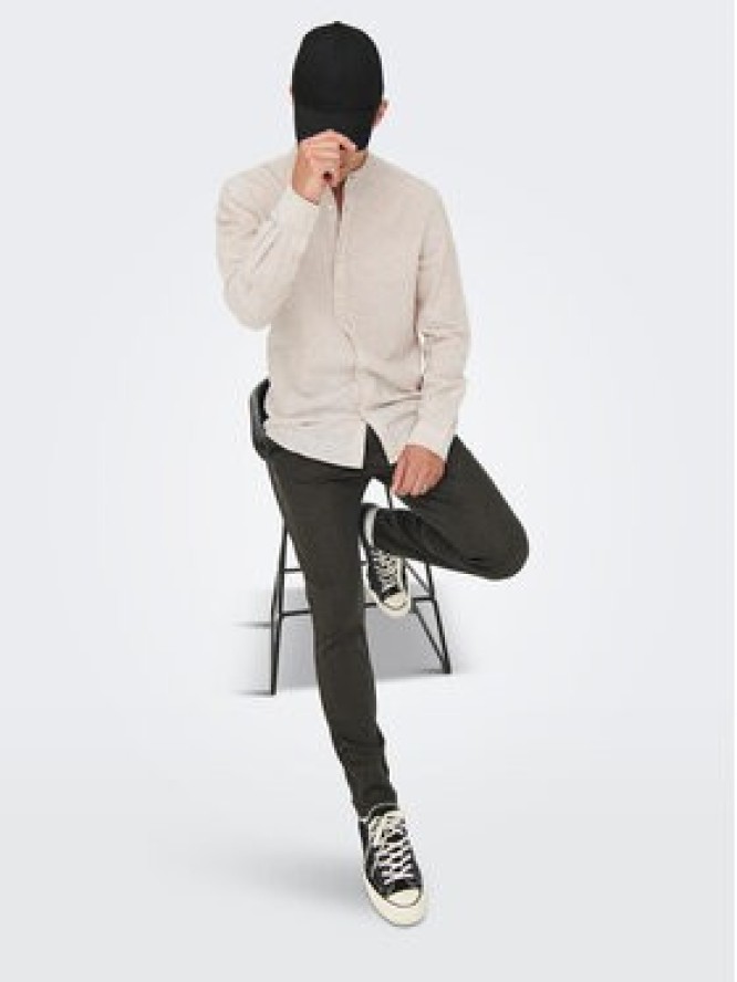 Only & Sons Chinosy 22022911 Szary Tapered Fit