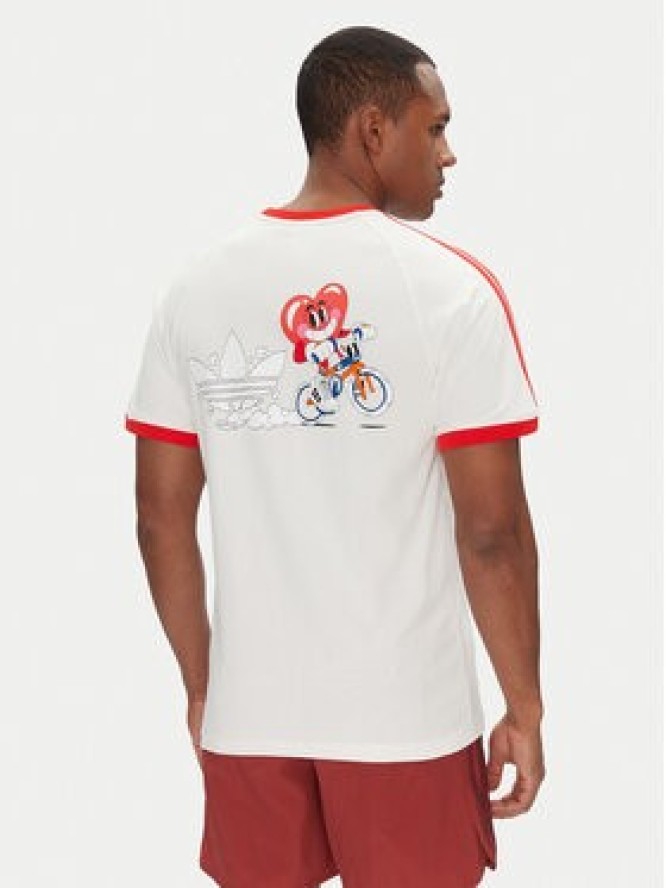 adidas T-Shirt JD0716 Biały Slim Fit