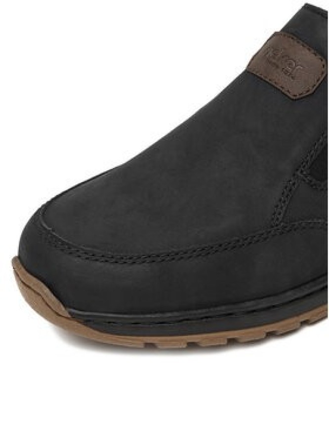 Rieker Półbuty 03365-00 Czarny