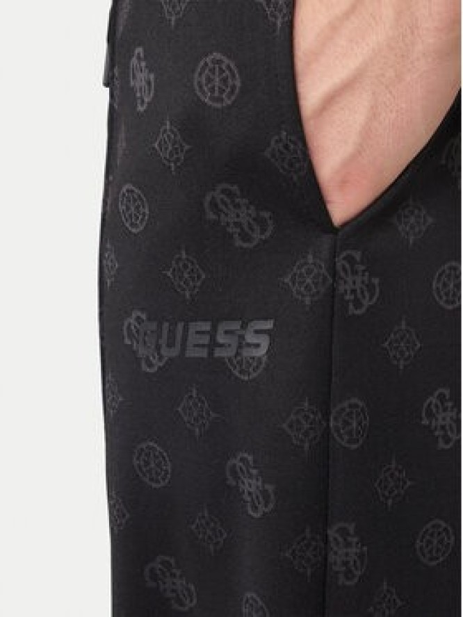 Guess Spodnie dresowe Z6GB03 K2850 Czarny Regular Fit