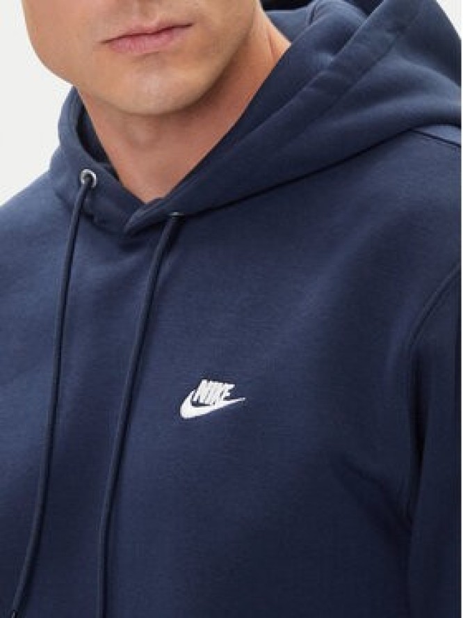 Nike Bluza Club Ft FN3859 Granatowy Regular Fit