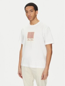 Jack & Jones T-Shirt Islington 12273019 Biały Loose Fit