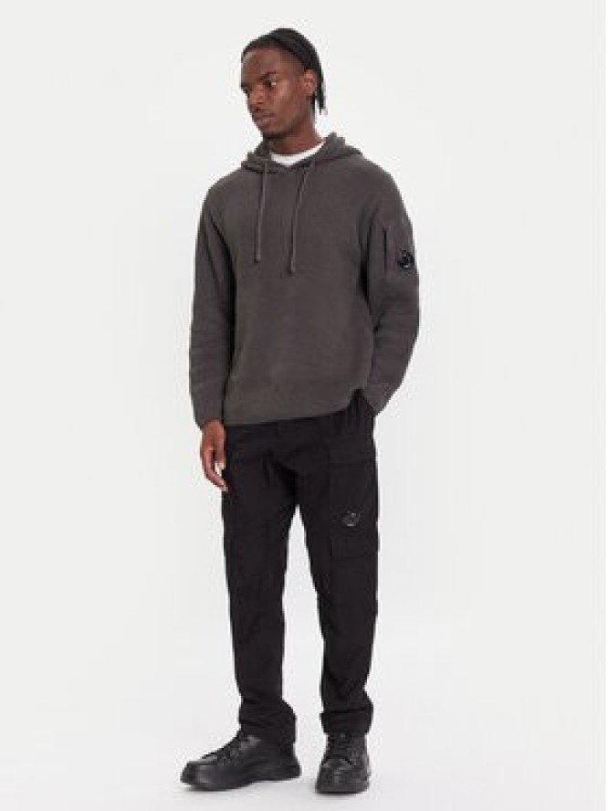 C.P. Company Sweter 19CMKN018A005558G Szary Relaxed Fit