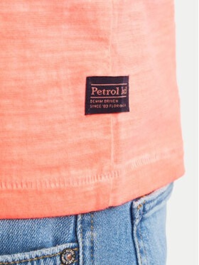 Petrol Industries T-Shirt M-1050-TSV662 Pomarańczowy Regular Fit