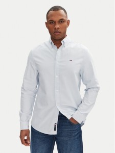 Tommy Jeans Koszula DM0DM21298 Błękitny Regular Fit