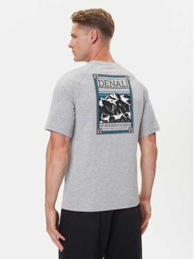 The North Face T-Shirt NF0A87NU Szary Regular Fit