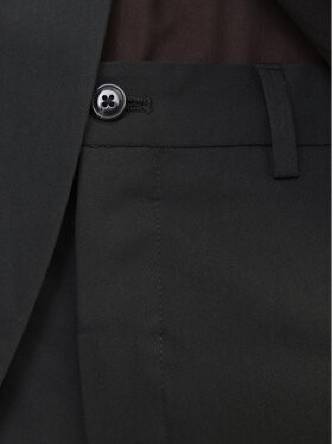 Jack & Jones Spodnie garniturowe Franco 12199893 Czarny Super Slim Fit