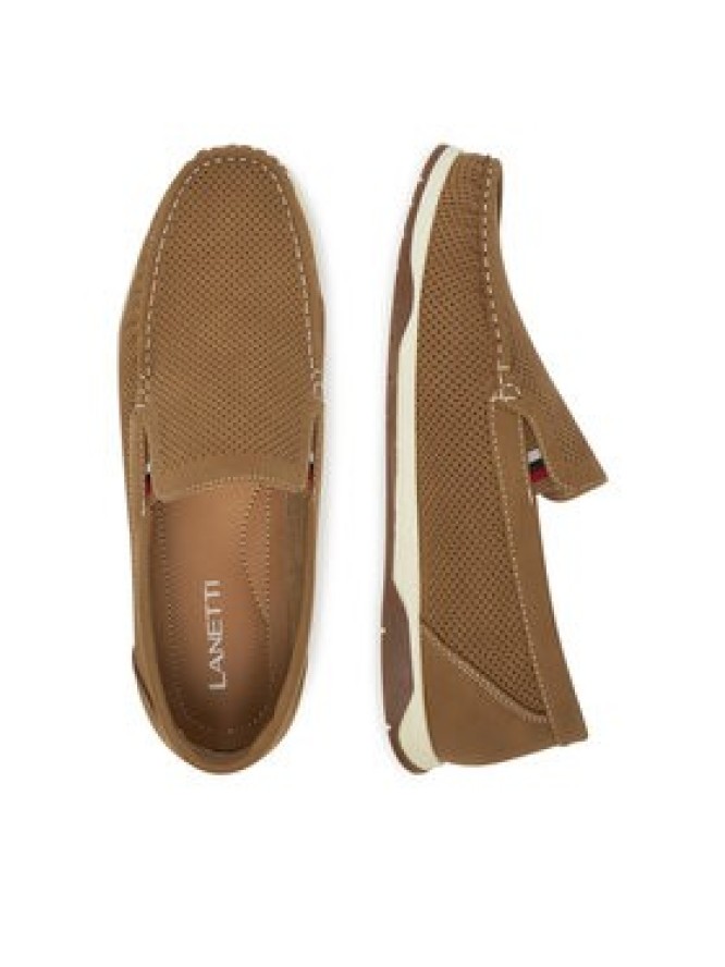 Lanetti Mokasyny MSS20515-02 Beżowy