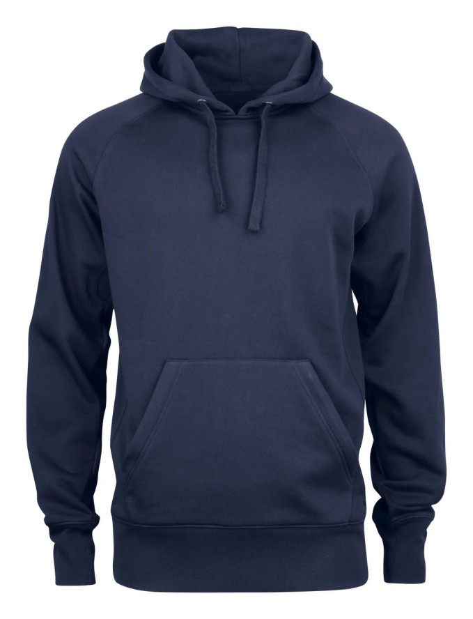 clique bluza z kapturem Helix z mieszanki bawełny – dark navy