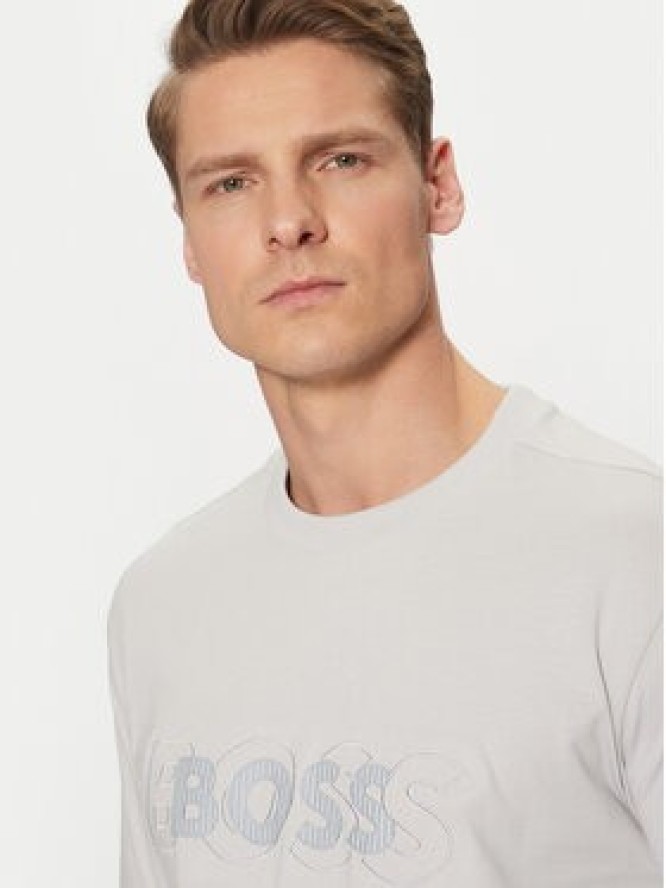 BOSS T-Shirt 50531271 Szary Regular Fit