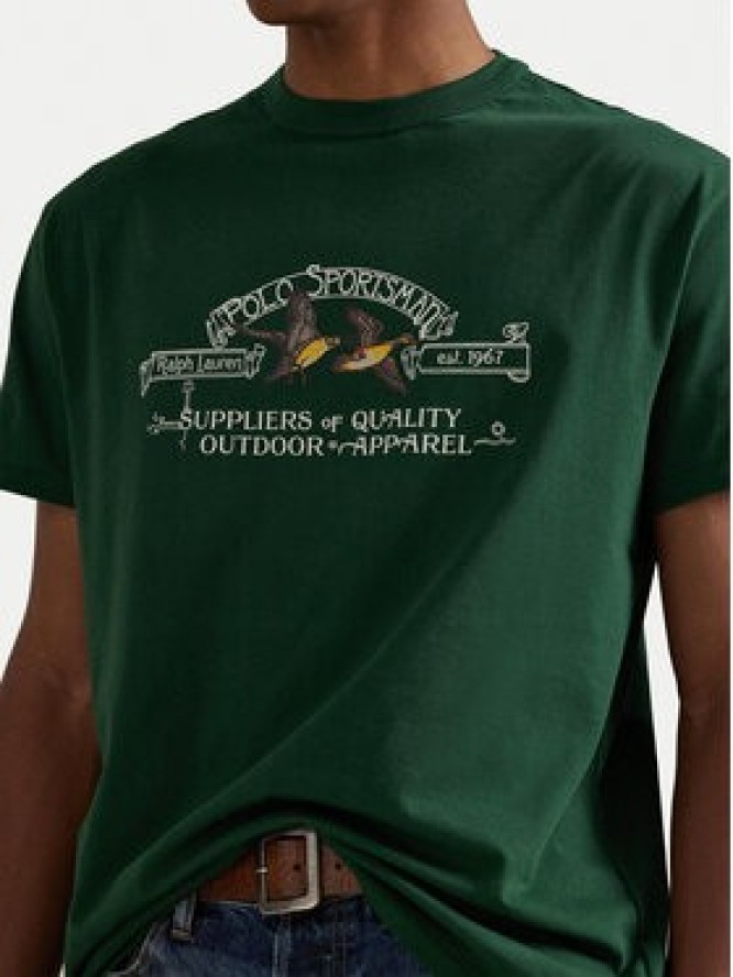 Polo Ralph Lauren T-Shirt 710981142004 Zielony Classic Fit