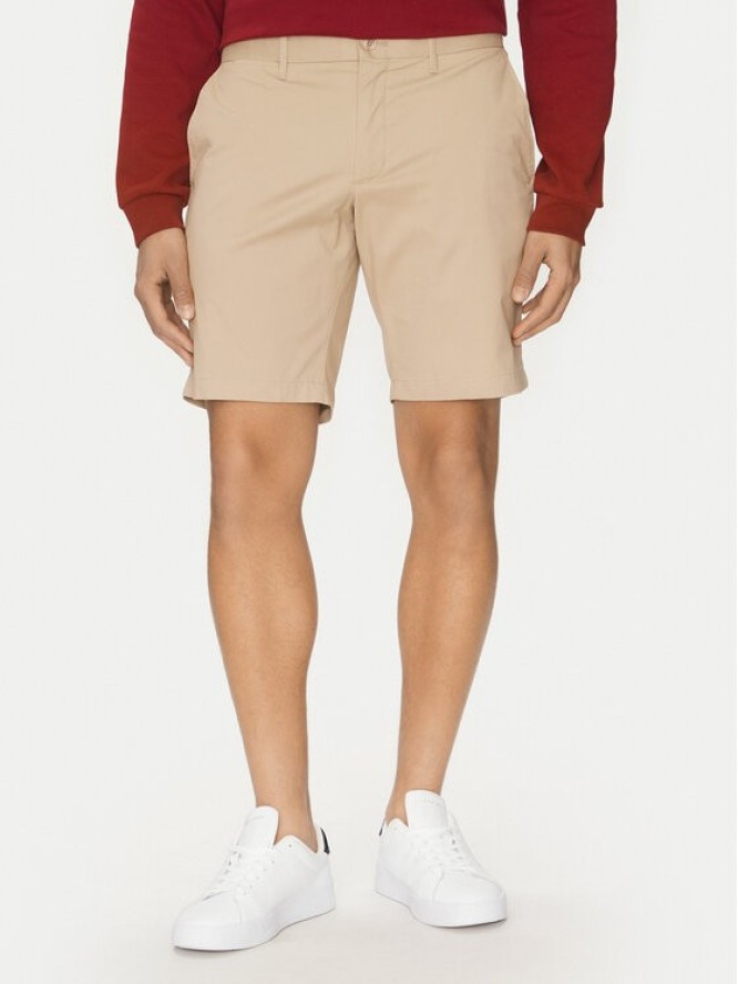 Tommy Hilfiger Szorty materiałowe Brooklyn MW0MW23563 Beżowy Regular Fit