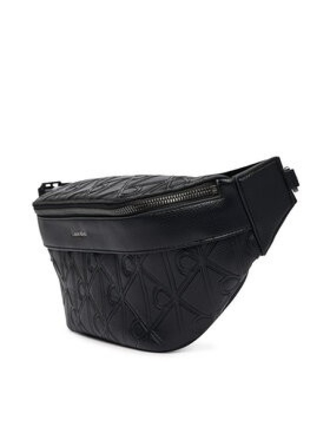 Calvin Klein Nerka Emblem Aop Deboss Waistbag LV04D3564G Czarny