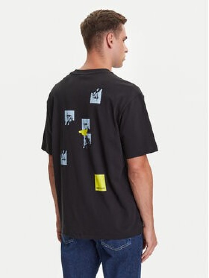 Karl Lagerfeld Jeans T-Shirt A3M17036 Czarny Relaxed Fit