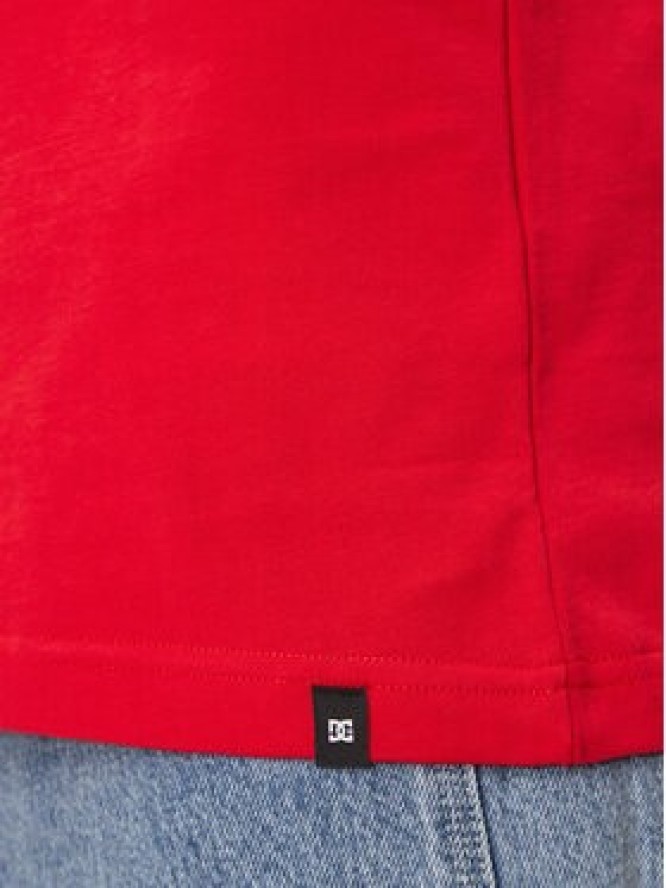 DC Shoes T-Shirt Shy Town Hss ADYZT05345 Czerwony Regular Fit