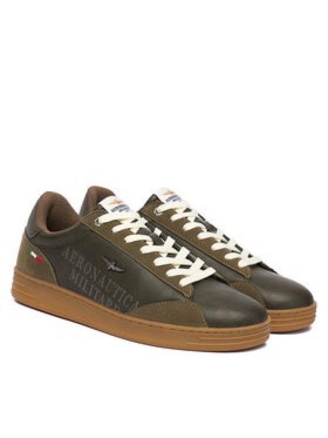 Aeronautica Militare Sneakersy 252SC0306UCT03385 Zielony