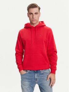 Tommy Jeans Bluza DM0DM20742 Czerwony Regular Fit
