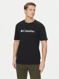 Columbia T-Shirt CSC Basic Logo EM2180 Czarny Regular Fit