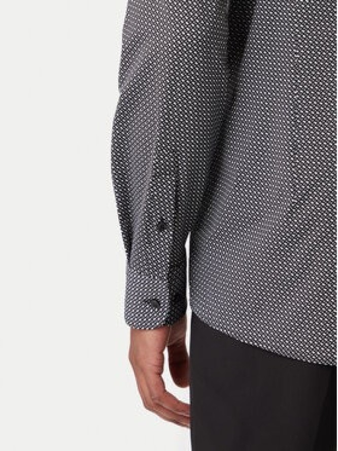 BOSS Koszula P-Hank 50556102 Czarny Slim Fit