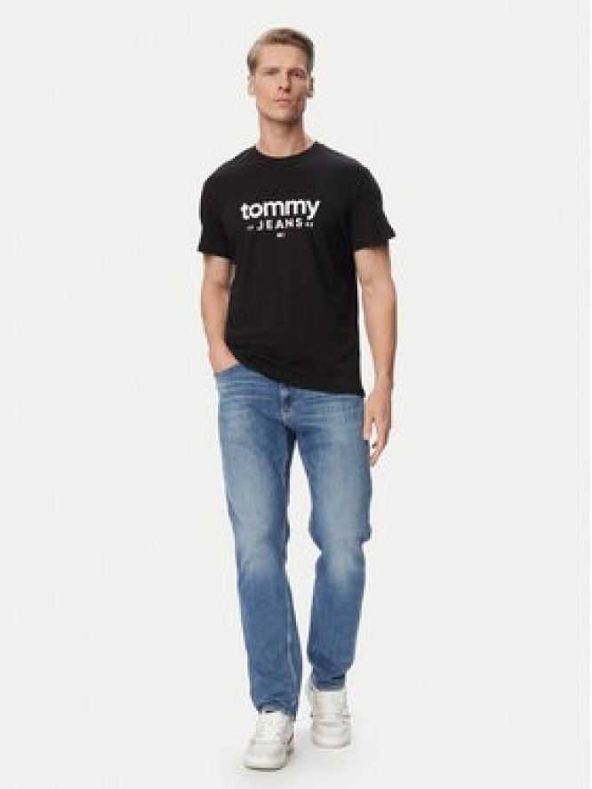 Tommy Jeans T-Shirt Graphic DM0DM23376 Czarny Slim Fit