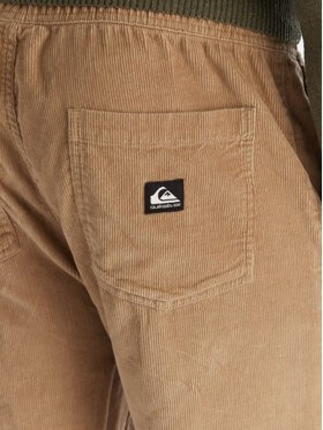 Quiksilver Spodnie materiałowe Taxer Regular Cord EQYNP03315 Brązowy Regular Fit